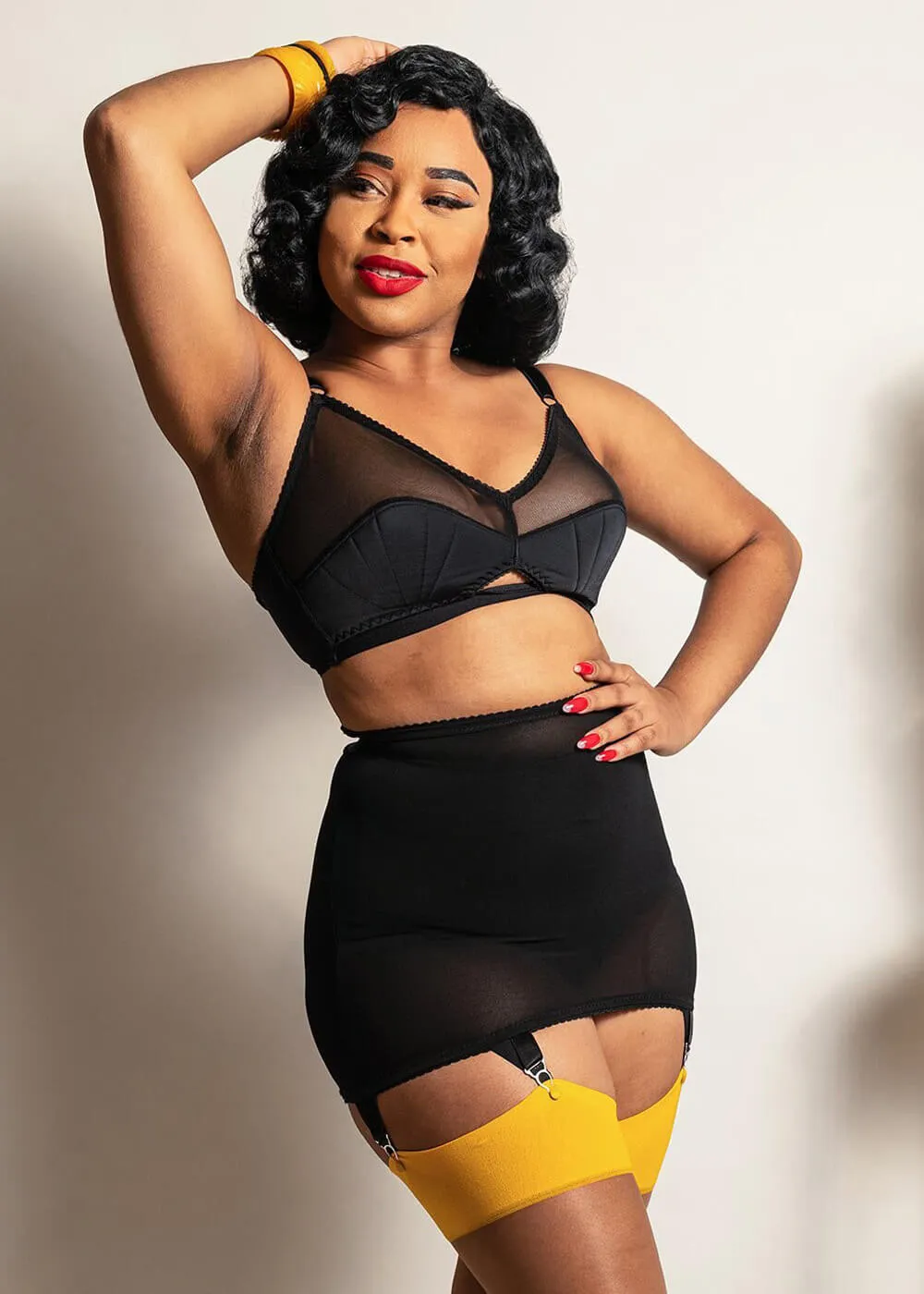 What Katie Did Trixie Firm Control Girdle Black