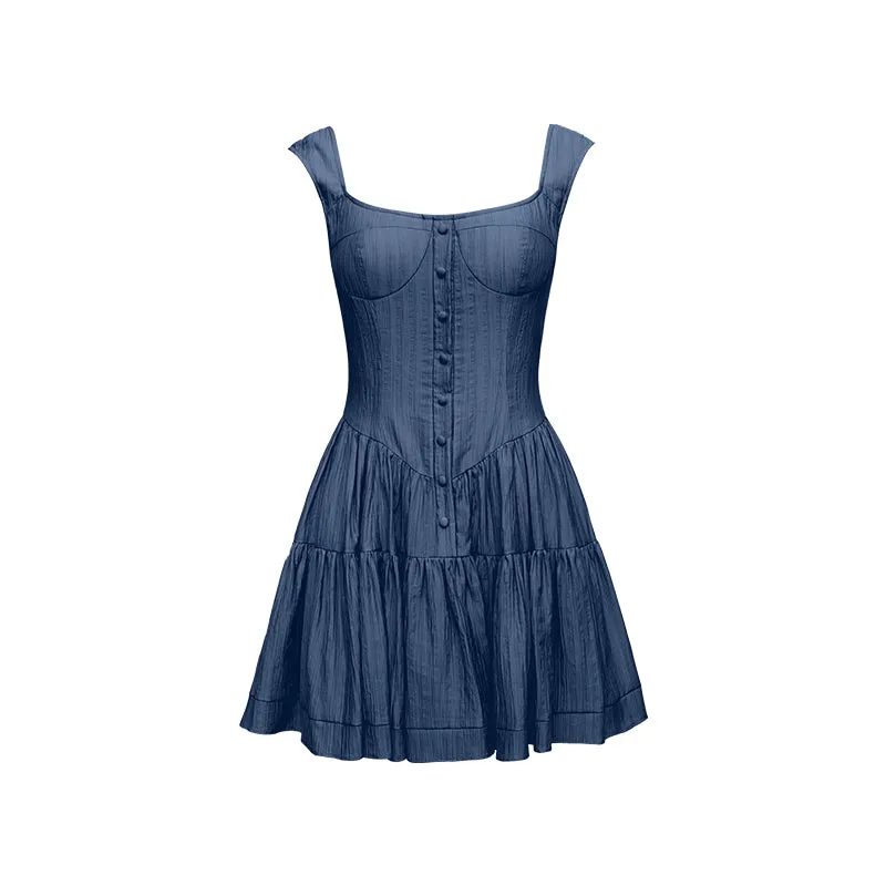 Whipped Rose Tulle Dress