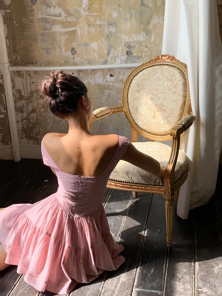 Whipped Rose Tulle Dress