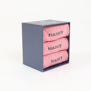 Women's 3-Pair Personalised Socks