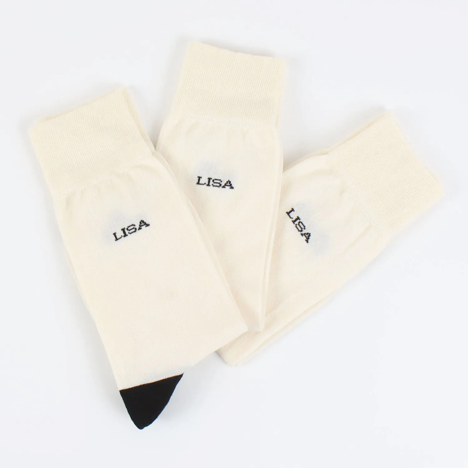 Women's 3-Pair Personalised Socks