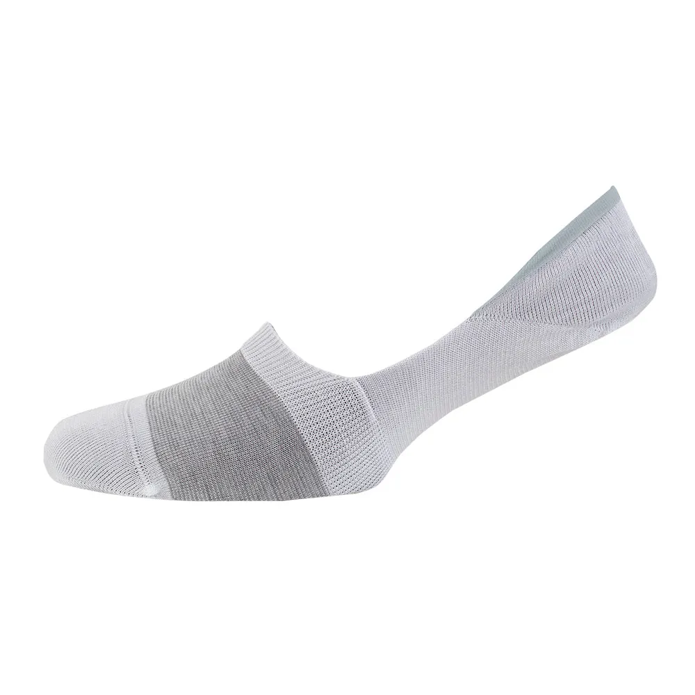 Women's Micro Striped Mercerised Cotton Invisible Socks