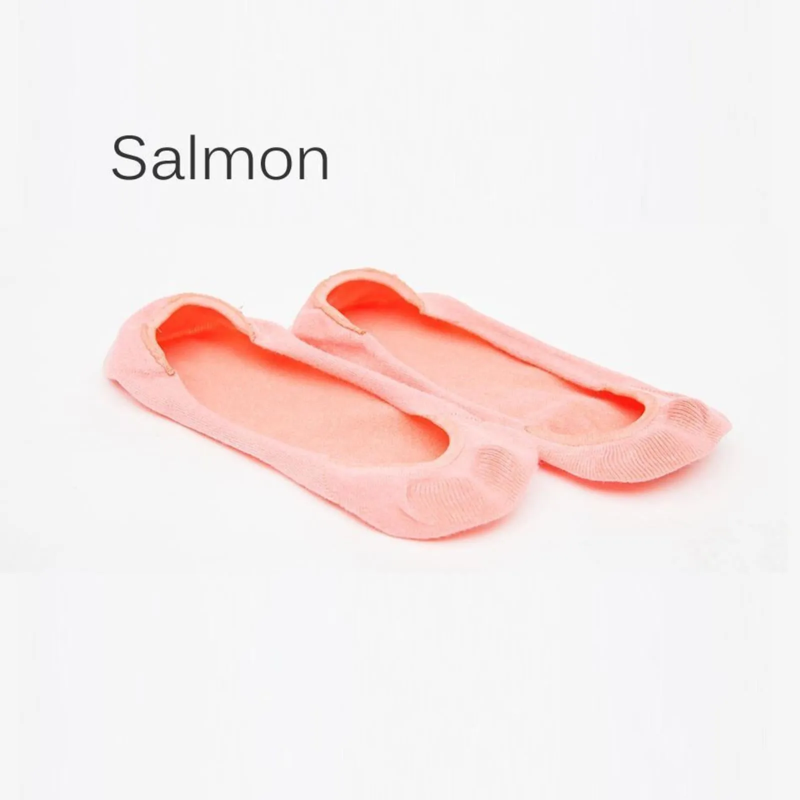 Womens No Show Cotton Socks Ladies Invisible Boat Socks Black Pink Gray