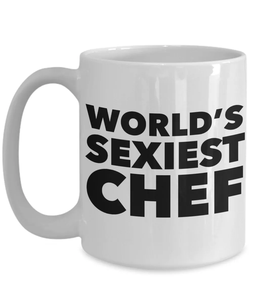 World's Sexiest Chef Mug Ceramic Coffee Cup