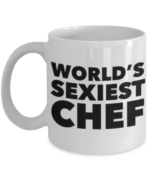 World's Sexiest Chef Mug Ceramic Coffee Cup