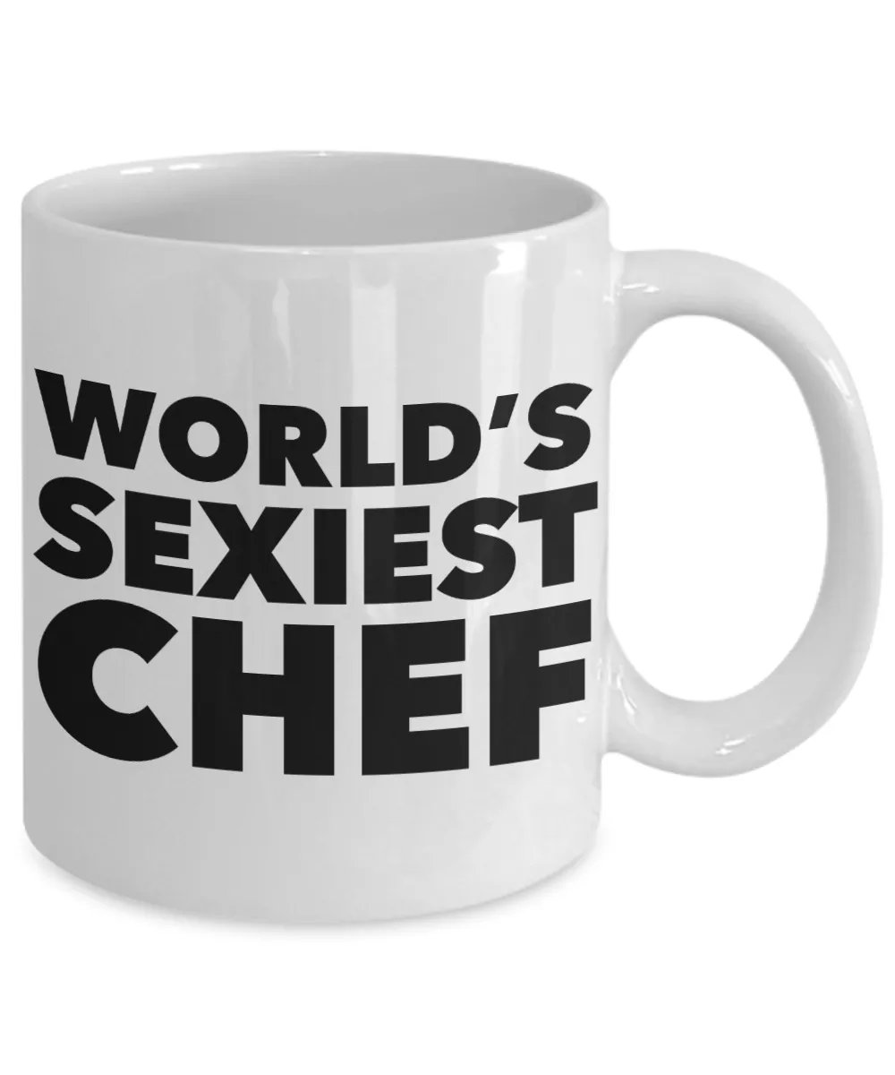 World's Sexiest Chef Mug Ceramic Coffee Cup