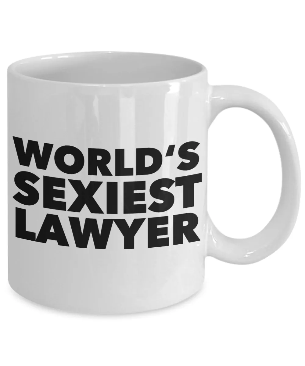 World's Sexiest Lawyer Mug Ceramic Coffee Cup Gifts for Lawyers