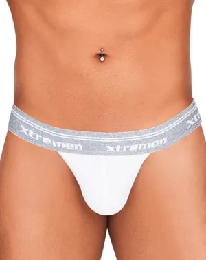 Xtremen 91141 Ultra-soft Thongs White