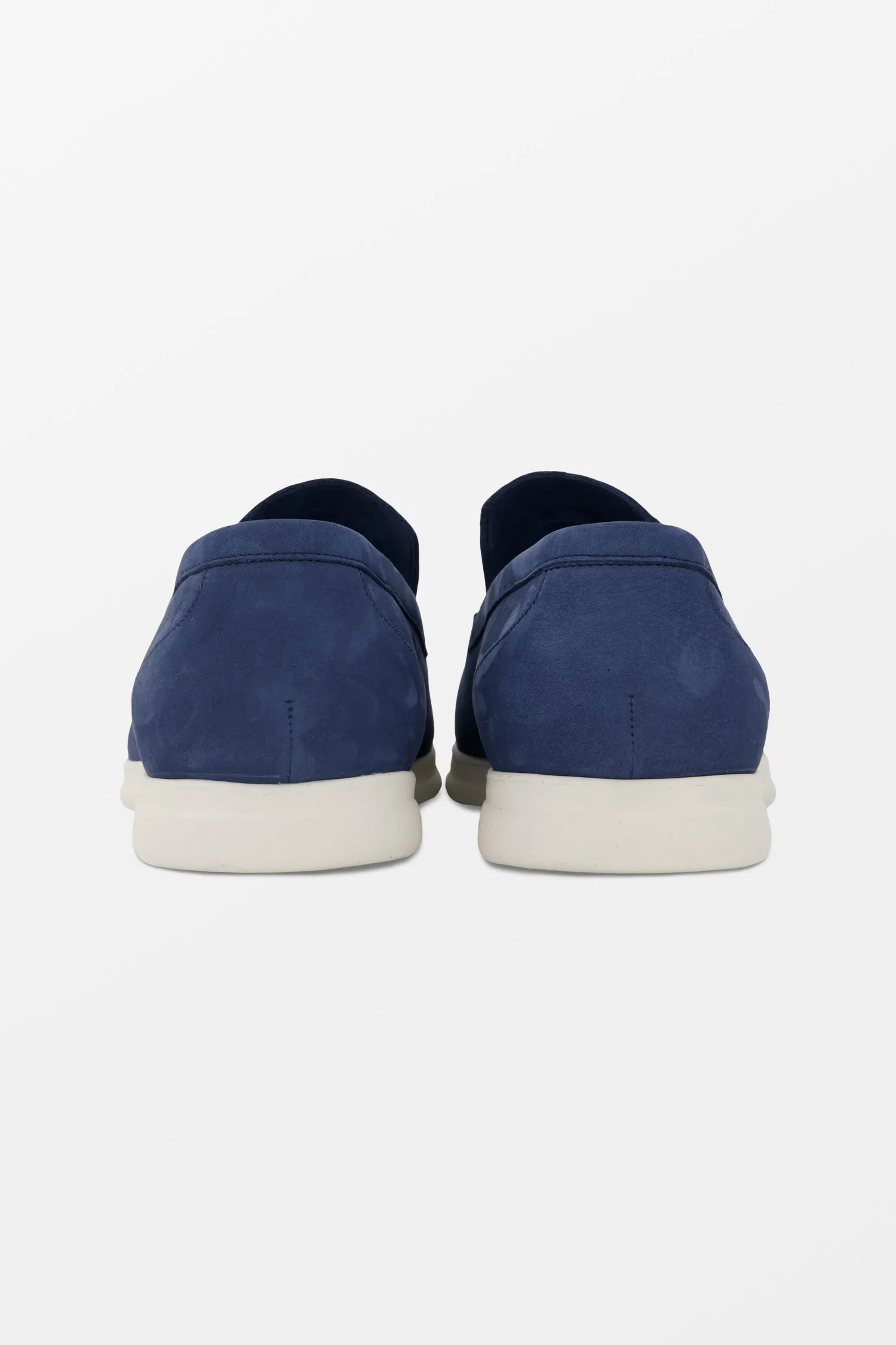 Zilli Blue Nubuck Casual Loafers