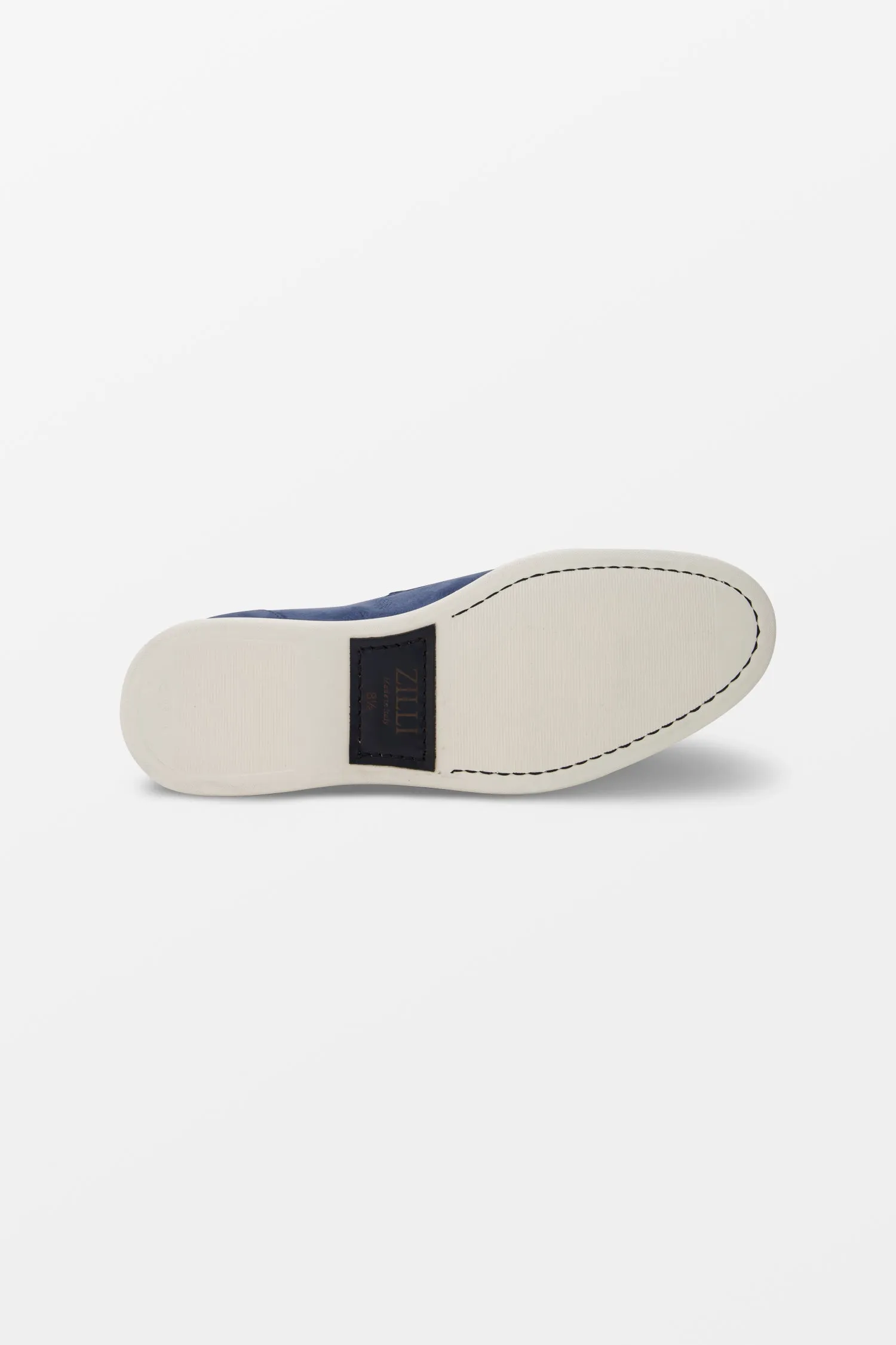 Zilli Blue Nubuck Casual Loafers